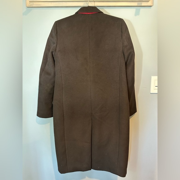 Gianni Feraud Single Breasted Tailored Coat in Black - Picture 7 of 15